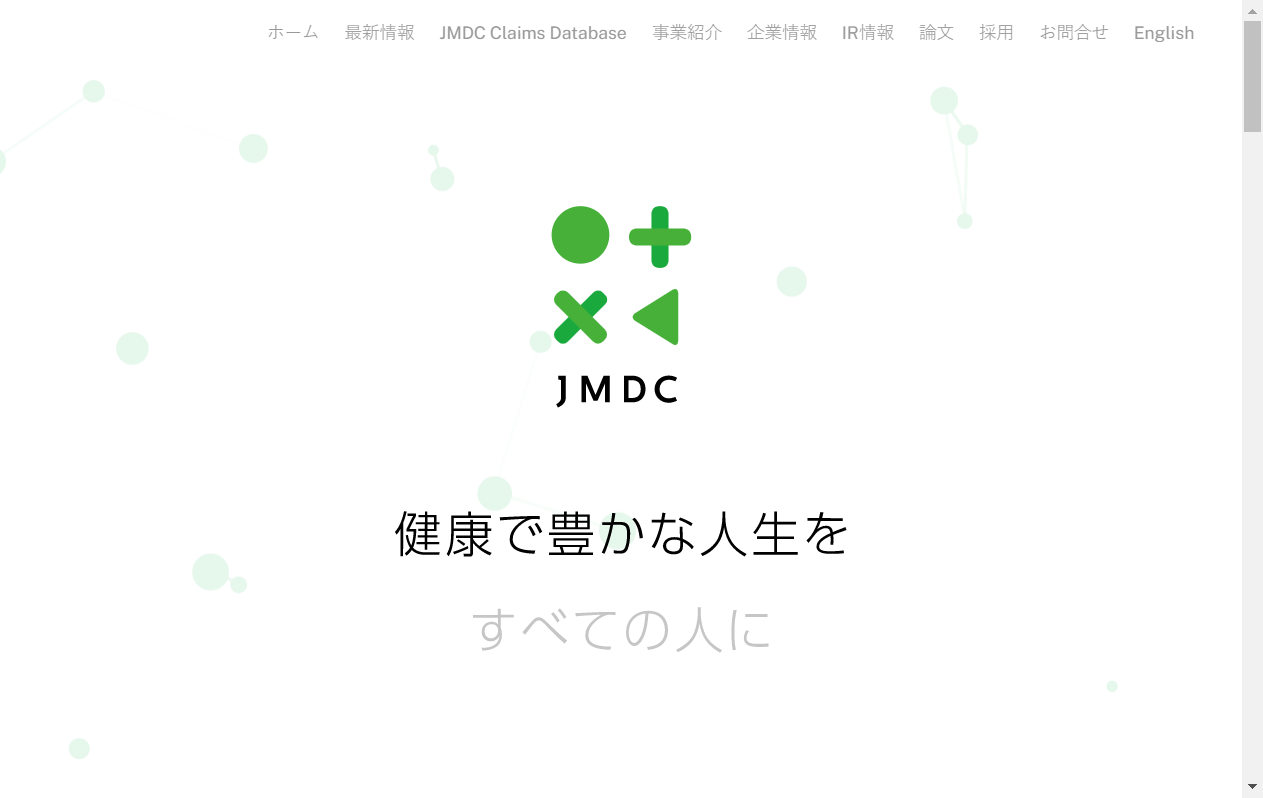 4483：ＪＭＤＣ　企業ホームページ